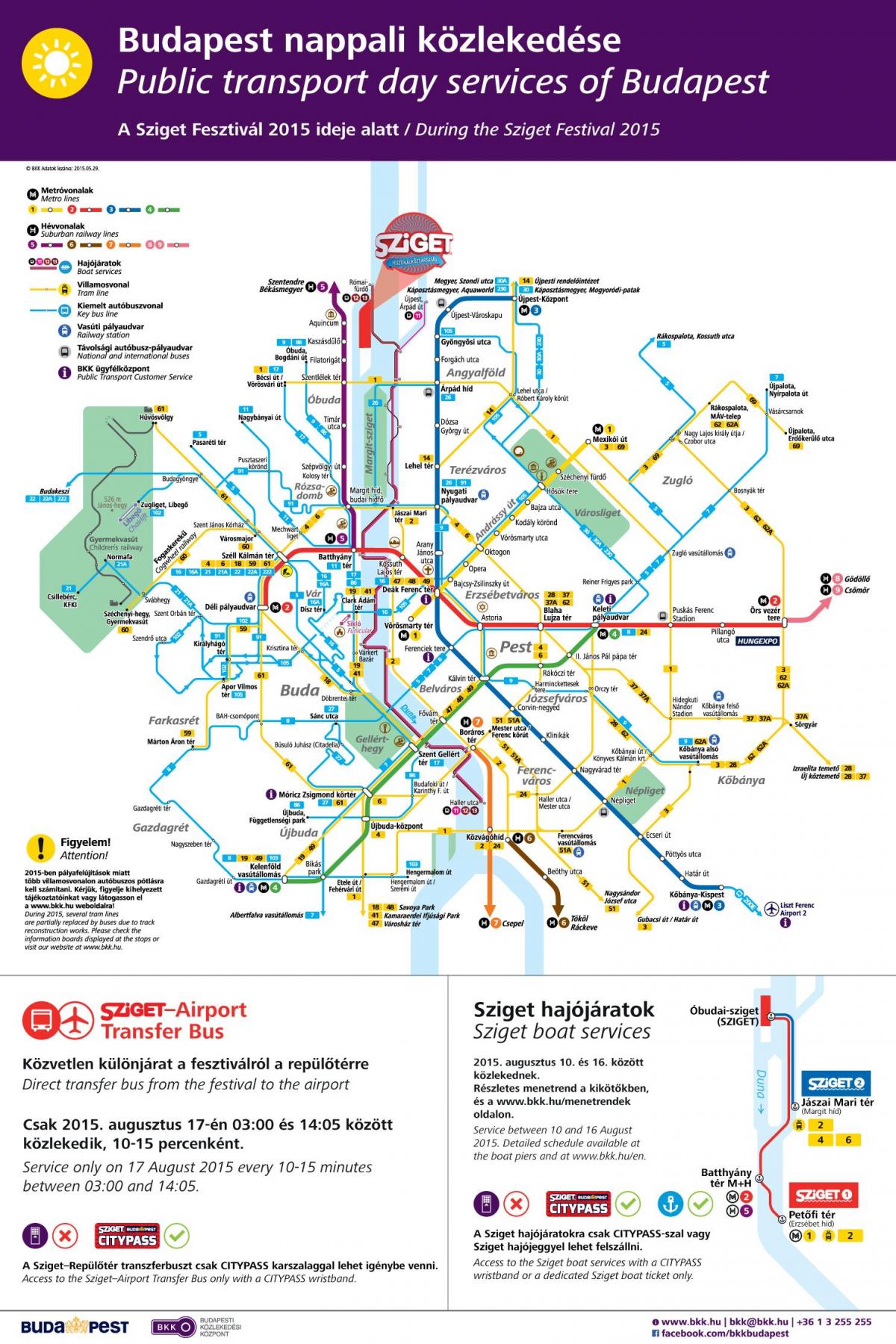 budapest-Straßenbahn-map