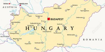 Budapest Lage Weltkarte