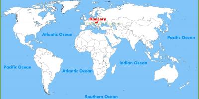 Weltkarte Ungarn budapest