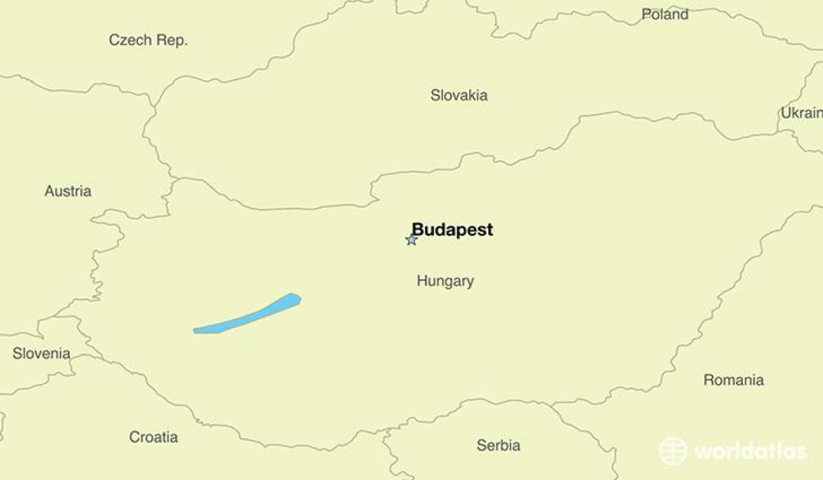 budapest Ungarn Europa-Karte